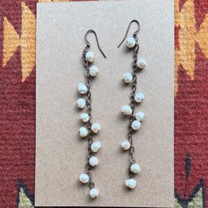 Elegant Pearl Drop Earrings